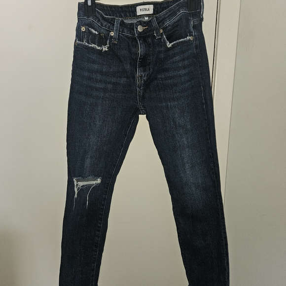 pistola Denim - Pistola Women's Dark Blue Skinny Jeans